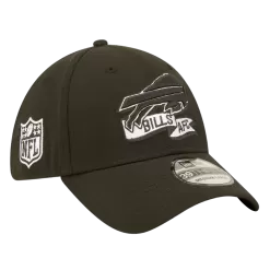 NEW ERA Buffalo Bills Black And White 2022 Sideline 39THIRTY Flex Hat