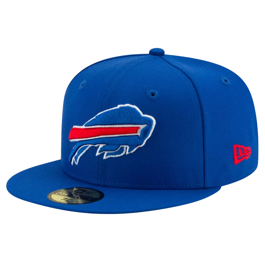 NEW ERA Buffalo Bills Majestic Blue 59FIFTY Fitted Hat 4 NEW ERA Buffalo Bills Majestic Blue 59FIFTY Fitted Hat - Image 2