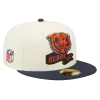 NEW ERA Chicago Bears "Bear Head" Cream/Navy 2022 Sideline 59FIFTY Fitted Hat -Fashion Hat Shop 1080ProductPhotos 2023 06 07T160908.016