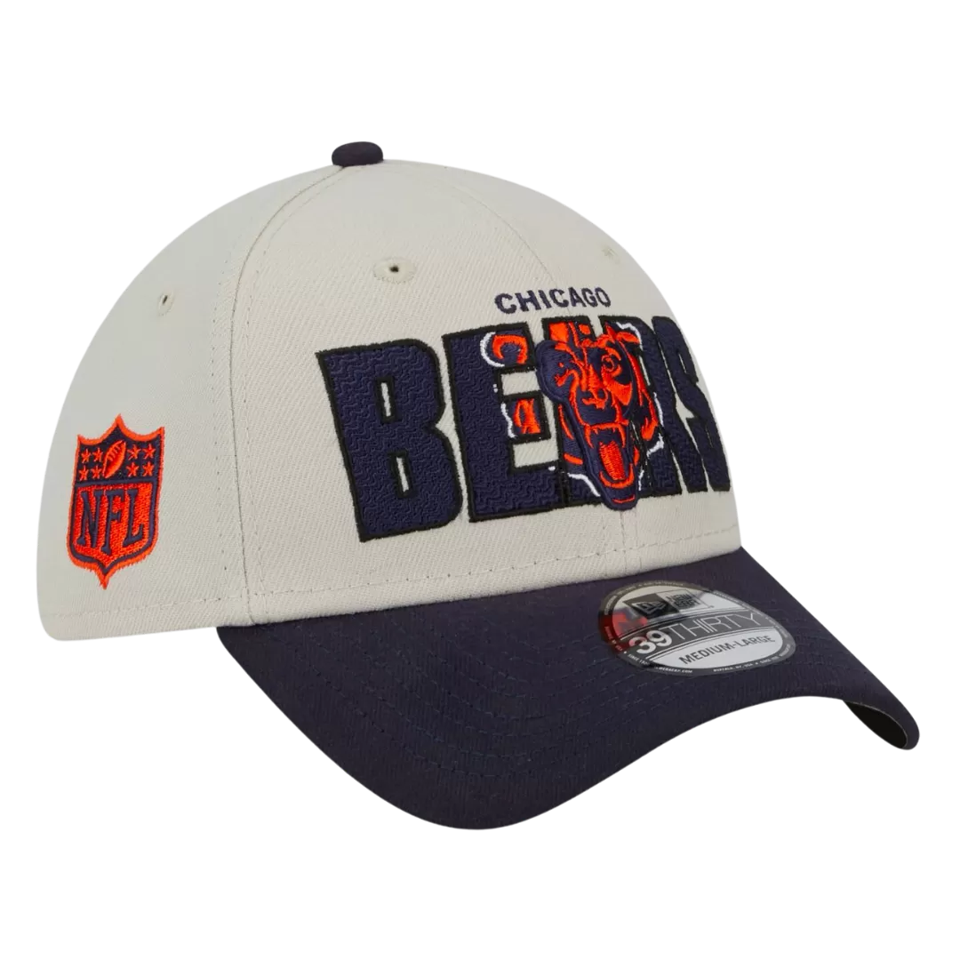 NEW ERA Chicago Bears 2023 Draft Stone 39THIRTY Flex Hat 3 NEW ERA Chicago Bears 2023 Draft Stone 39THIRTY Flex Hat