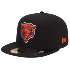 NEW ERA Chicago Bears Basic Black 59FIFTY Fitted Cap Hat