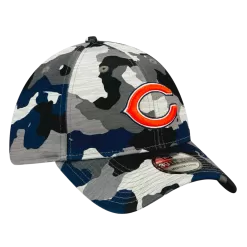 NEW ERA Chicago Bears Camo 2022 NFL Training Camp Official 39THIRTY Flex Hat