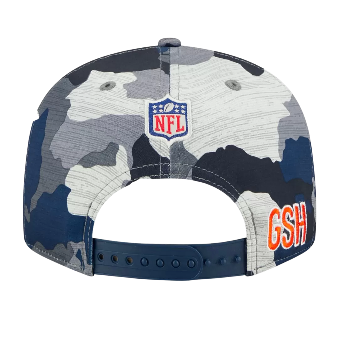 NEW ERA Chicago Bears Camo 2022 NFL Training Camp Official 9FIFTY Snapback Hat 4 NEW ERA Chicago Bears Camo 2022 NFL Training Camp Official 9FIFTY Snapback Hat - Image 2