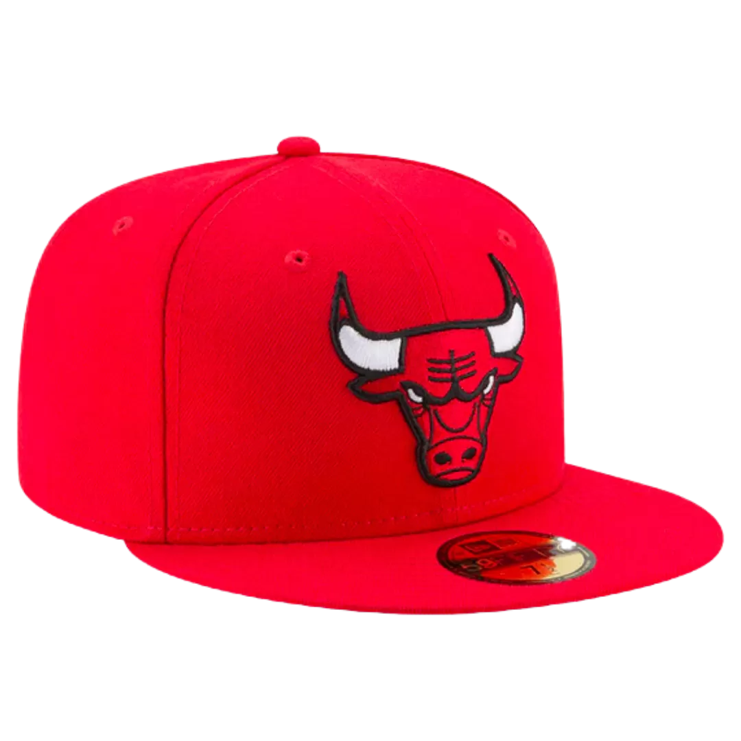 NEW ERA Chicago Bulls Red 59FIFTY Fitted Hat 3 NEW ERA Chicago Bulls Red 59FIFTY Fitted Hat