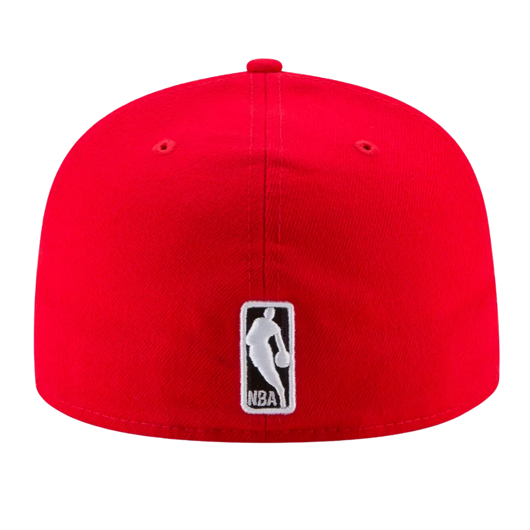 NEW ERA Chicago Bulls Red 59FIFTY Fitted Hat 5 NEW ERA Chicago Bulls Red 59FIFTY Fitted Hat - Image 3