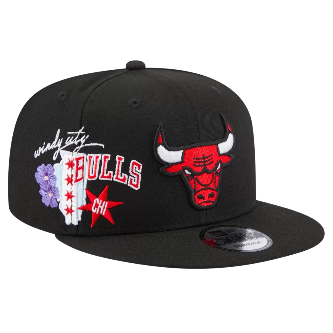 NEW ERA Chicago Bulls Icon 9FIFTY Snapback Hat 3 NEW ERA Chicago Bulls Icon 9FIFTY Snapback Hat