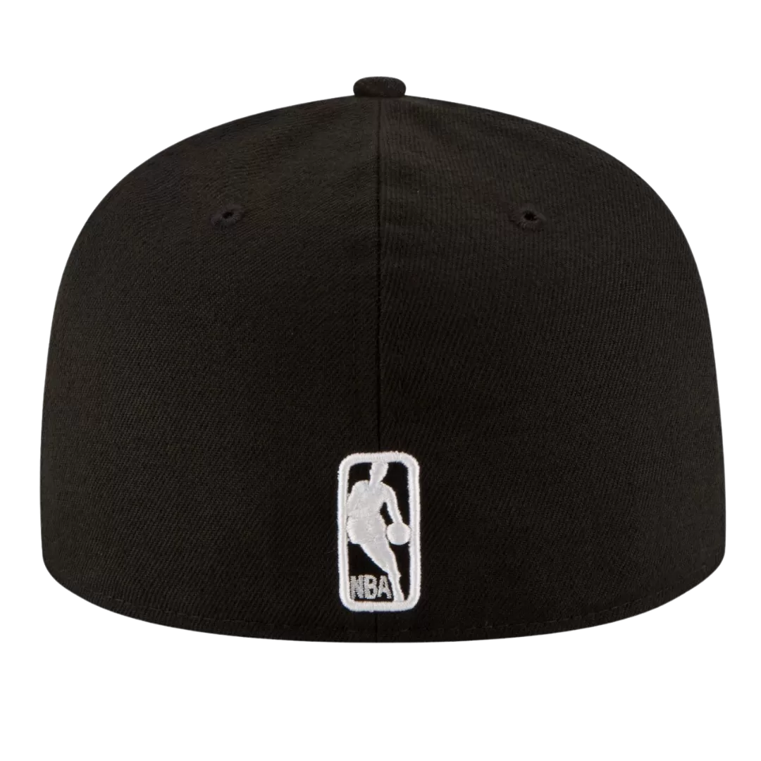 NEW ERA Golden State Warriors Black And White 59FIFTY Fitted Hat 5 NEW ERA Golden State Warriors Black And White 59FIFTY Fitted Hat - Image 3