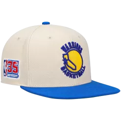 Mitchell & Ness Golden State Warriors Mitchell And Ness 35th Anniversary Side Patch Snapback Hat