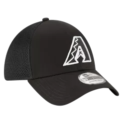 NEW ERA Arizona Diamondbacks Black And White 39THIRTY Flex Hat