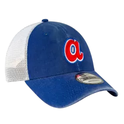 NEW ERA Atlanta Braves Cooperstown Trucker 9FORTY Adjustable Hat