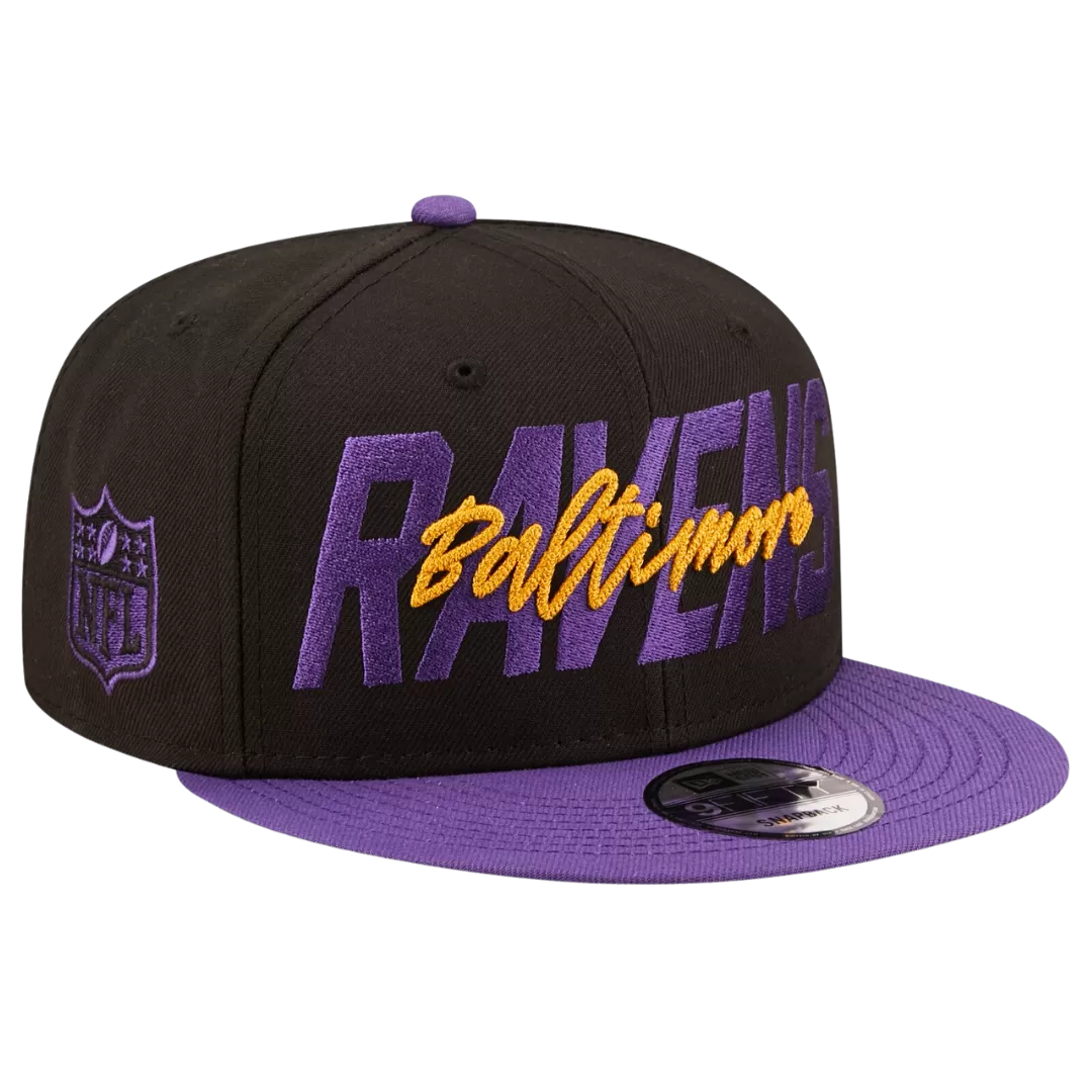 NEW ERA Baltimore Ravens 2022 Draft 9FIFTY Snapback Hat 3 NEW ERA Baltimore Ravens 2022 Draft 9FIFTY Snapback Hat