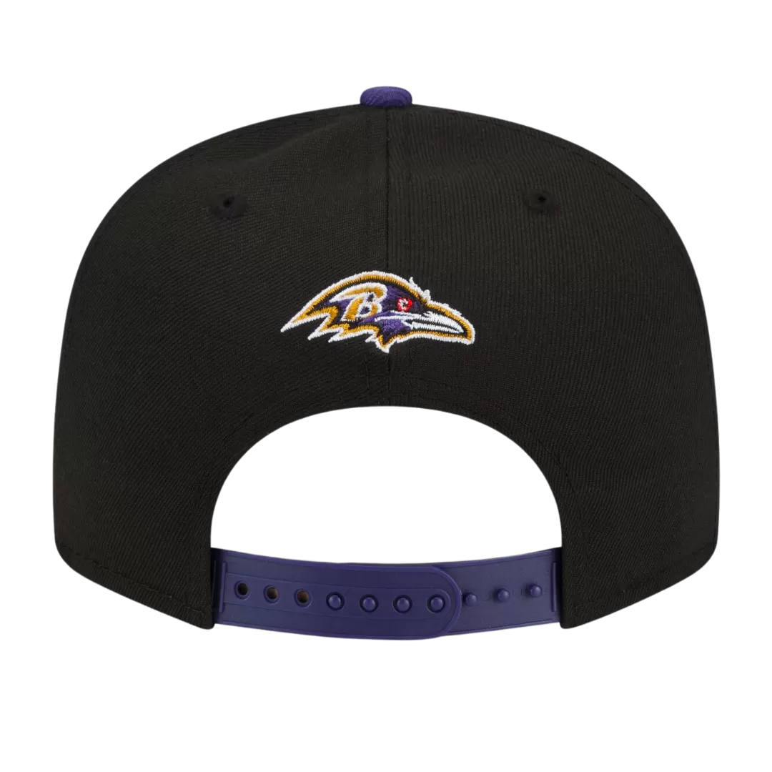 NEW ERA Baltimore Ravens 2022 Draft 9FIFTY Snapback Hat 5 NEW ERA Baltimore Ravens 2022 Draft 9FIFTY Snapback Hat - Image 3