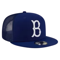 NEW ERA Brooklyn Dodgers Trucker 9FIFTY Snapback Hat