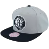 Mitchell & Ness Brooklyn Nets Mitchell And Ness Core Basic Snapback Hat Grey -Fashion Hat Shop 1080ProductPhotos 2023 06 21T111608.063
