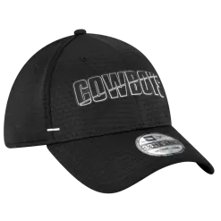 NEW ERA Dallas Cowboys Black Summer Sideline 39THIRTY Flex Hat