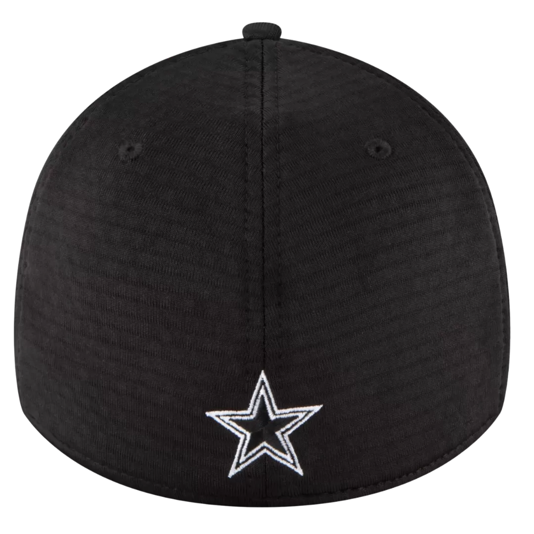 NEW ERA Dallas Cowboys Black Summer Sideline 39THIRTY Flex Hat 5 NEW ERA Dallas Cowboys Black Summer Sideline 39THIRTY Flex Hat - Image 3