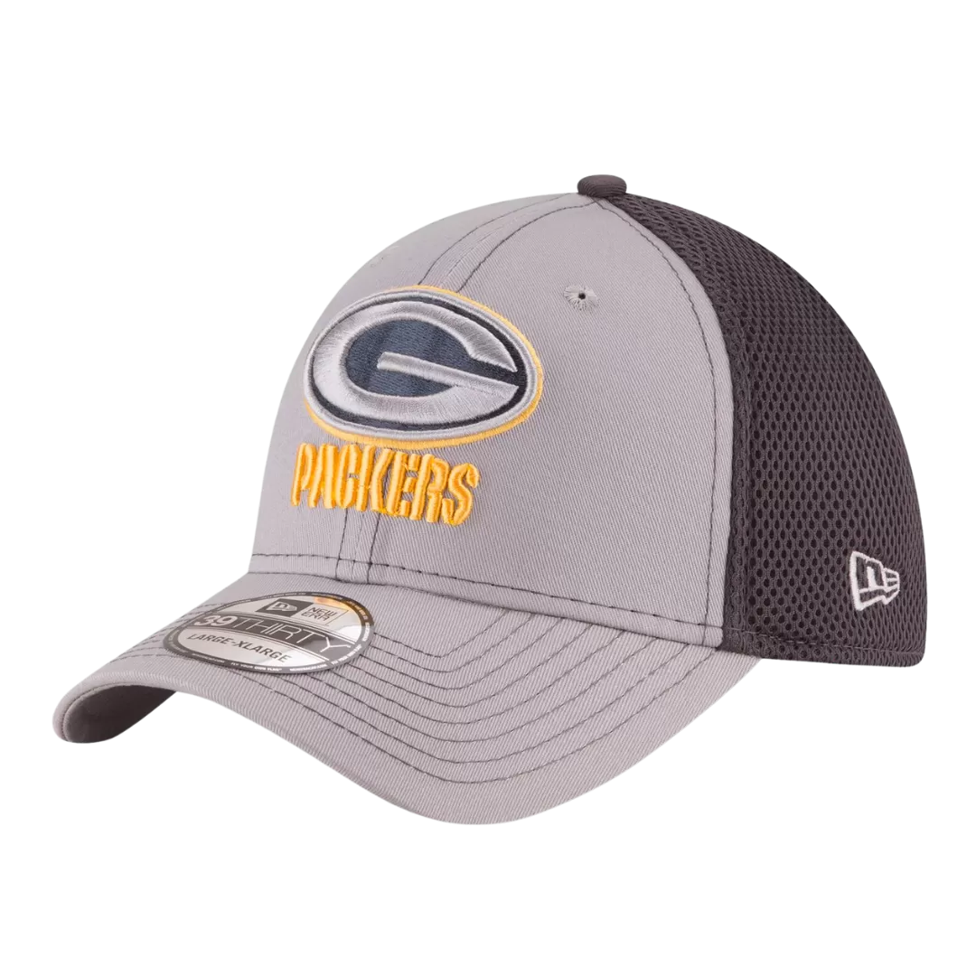 NEW ERA Green Bay Packers Grayed Out Neo 39THIRTY Flex Hat 4 NEW ERA Green Bay Packers Grayed Out Neo 39THIRTY Flex Hat - Image 2