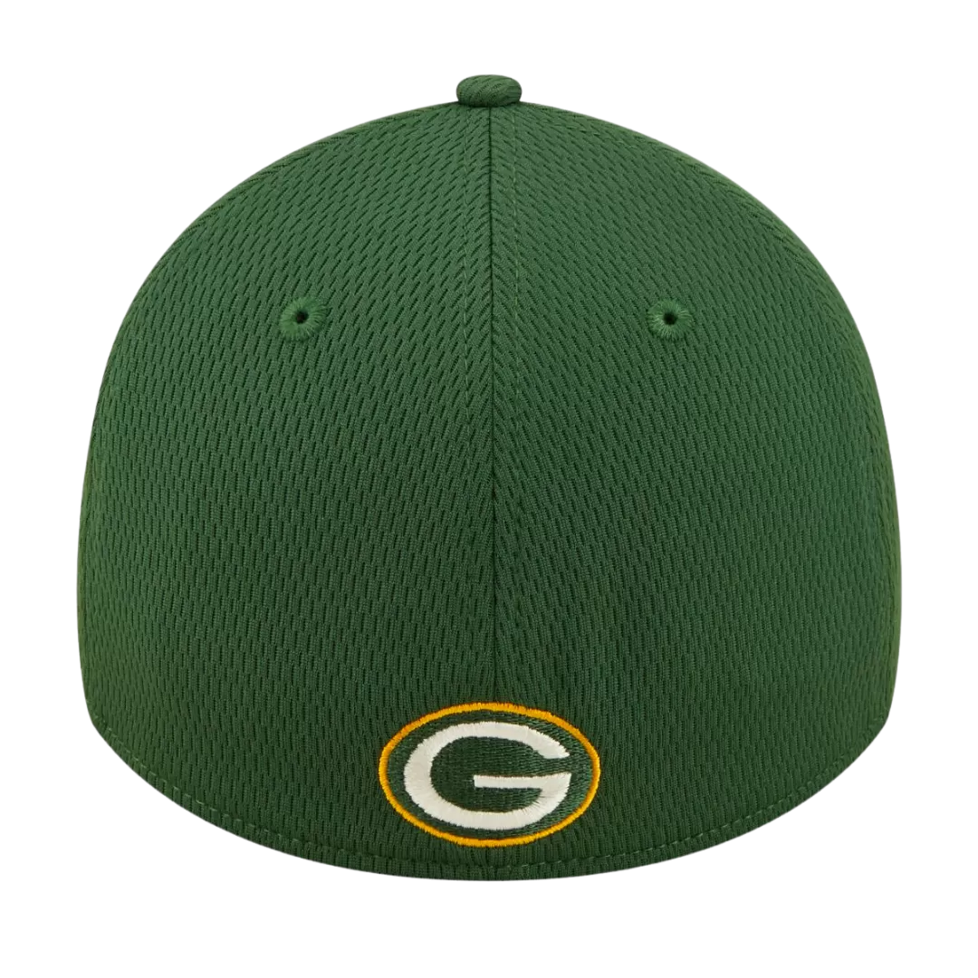 NEW ERA Green Bay Packers Green Coaches 2022 Sideline 39THIRTY Flex Hat 5 NEW ERA Green Bay Packers Green Coaches 2022 Sideline 39THIRTY Flex Hat - Image 3