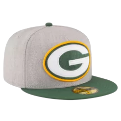 NEW ERA Green Bay Packers Heather Grand 59FIFTY Fitted Hat