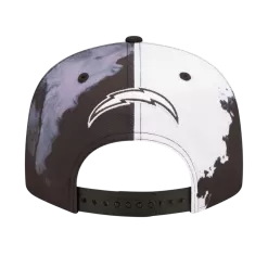 NEW ERA Los Angeles Chargers Black And White 2022 Sideline Ink Dye 9FIFTY Snapback Hat -Fashion Hat Shop 1080ProductPhotos 2023 06 22T123625.431