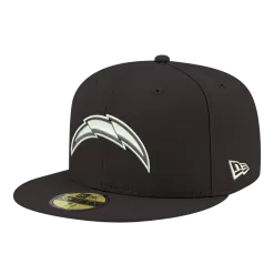 NEW ERA Los Angeles Chargers Black And White 59FIFTY Fitted Hat -Fashion Hat Shop 1080ProductPhotos 2023 06 22T123913.305