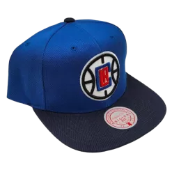 Mitchell & Ness Los Angeles Clippers Mitchell And Ness Two Tone Core Basic Snapback Hat