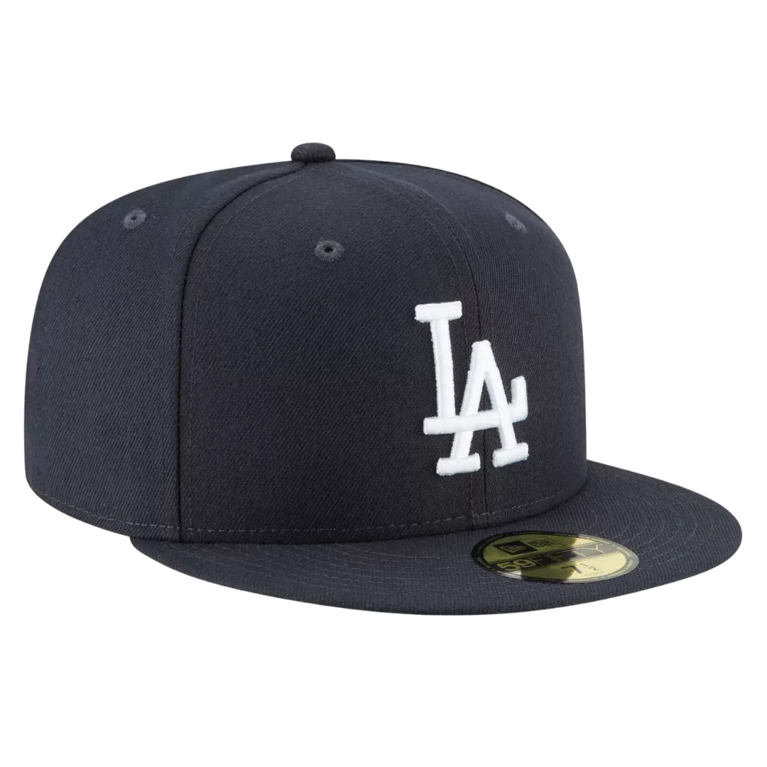 NEW ERA Los Angeles Dodgers Basic Navy 59FIFTY Fitted Hat 3 NEW ERA Los Angeles Dodgers Basic Navy 59FIFTY Fitted Hat