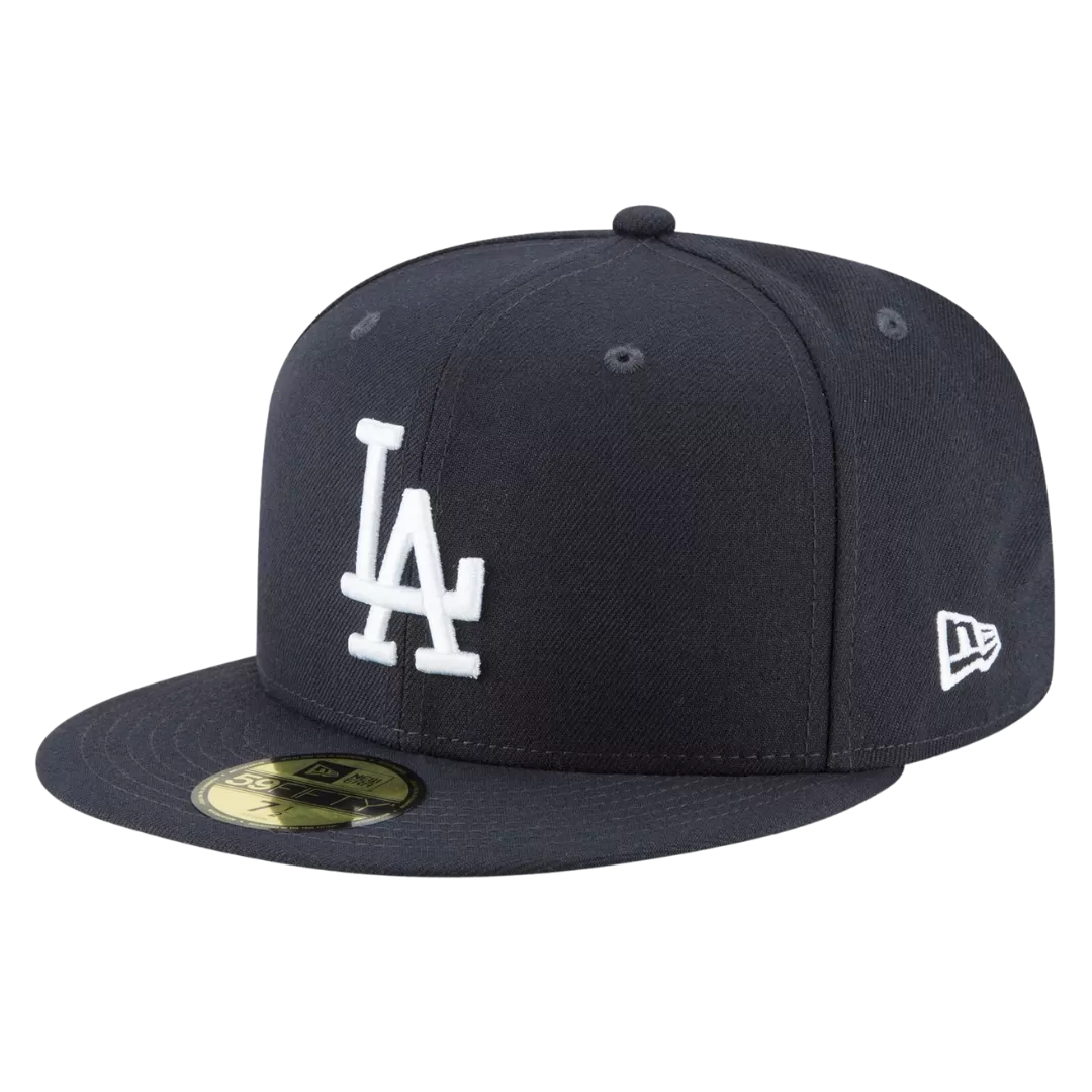 NEW ERA Los Angeles Dodgers Basic Navy 59FIFTY Fitted Hat 4 NEW ERA Los Angeles Dodgers Basic Navy 59FIFTY Fitted Hat - Image 2