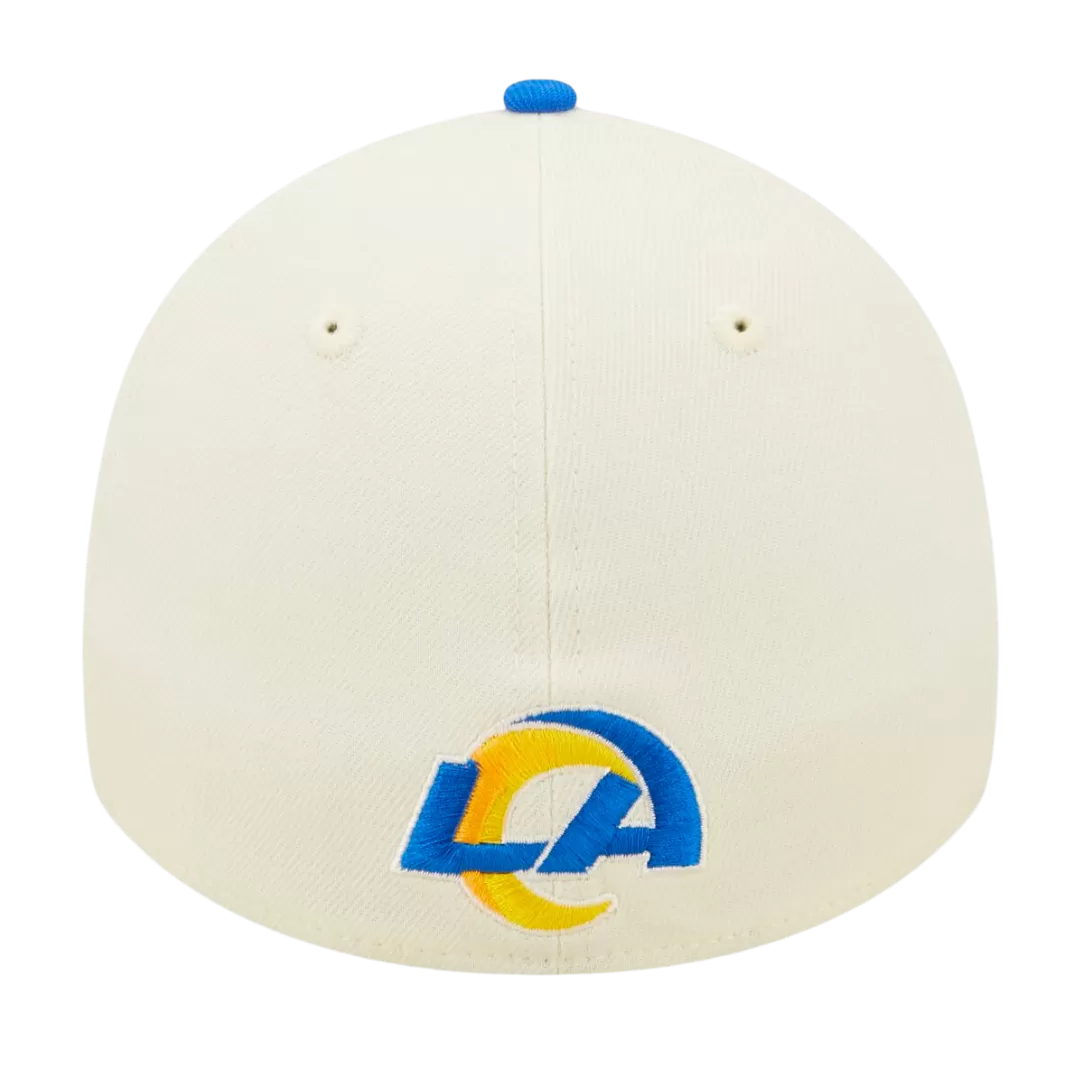 NEW ERA Los Angeles Rams Cream/Royal 2022 Sideline 39THIRTY Flex Hat 5 NEW ERA Los Angeles Rams Cream/Royal 2022 Sideline 39THIRTY Flex Hat - Image 3