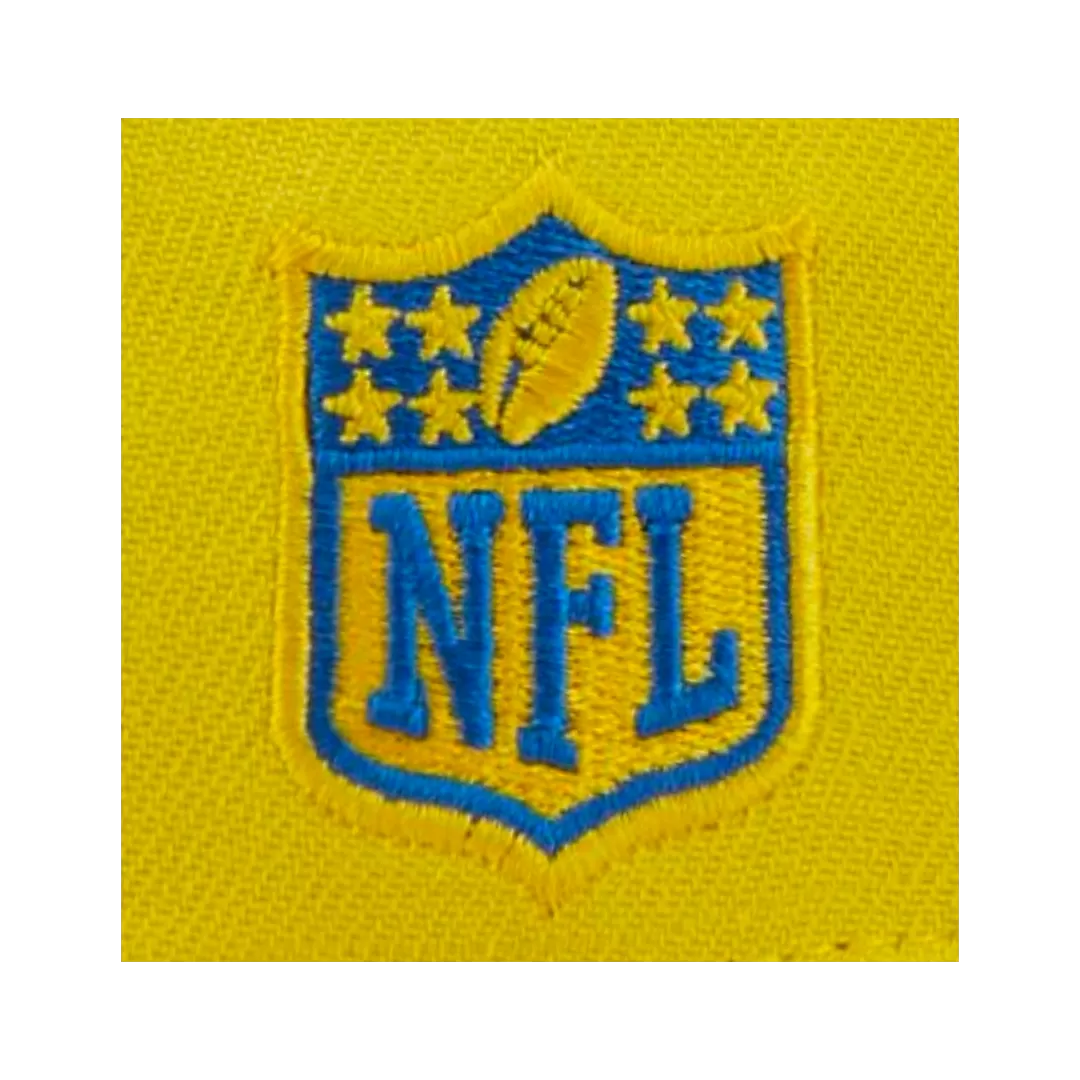 NEW ERA Los Angeles Rams Gold/Royal 2022 Sideline 39THIRTY Flex Hat 4 NEW ERA Los Angeles Rams Gold/Royal 2022 Sideline 39THIRTY Flex Hat - Image 2