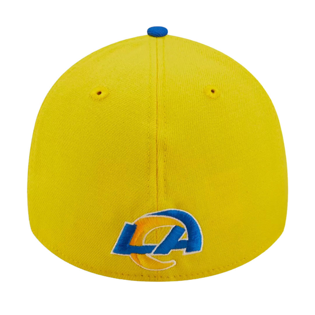NEW ERA Los Angeles Rams Gold/Royal 2022 Sideline 39THIRTY Flex Hat 5 NEW ERA Los Angeles Rams Gold/Royal 2022 Sideline 39THIRTY Flex Hat - Image 3