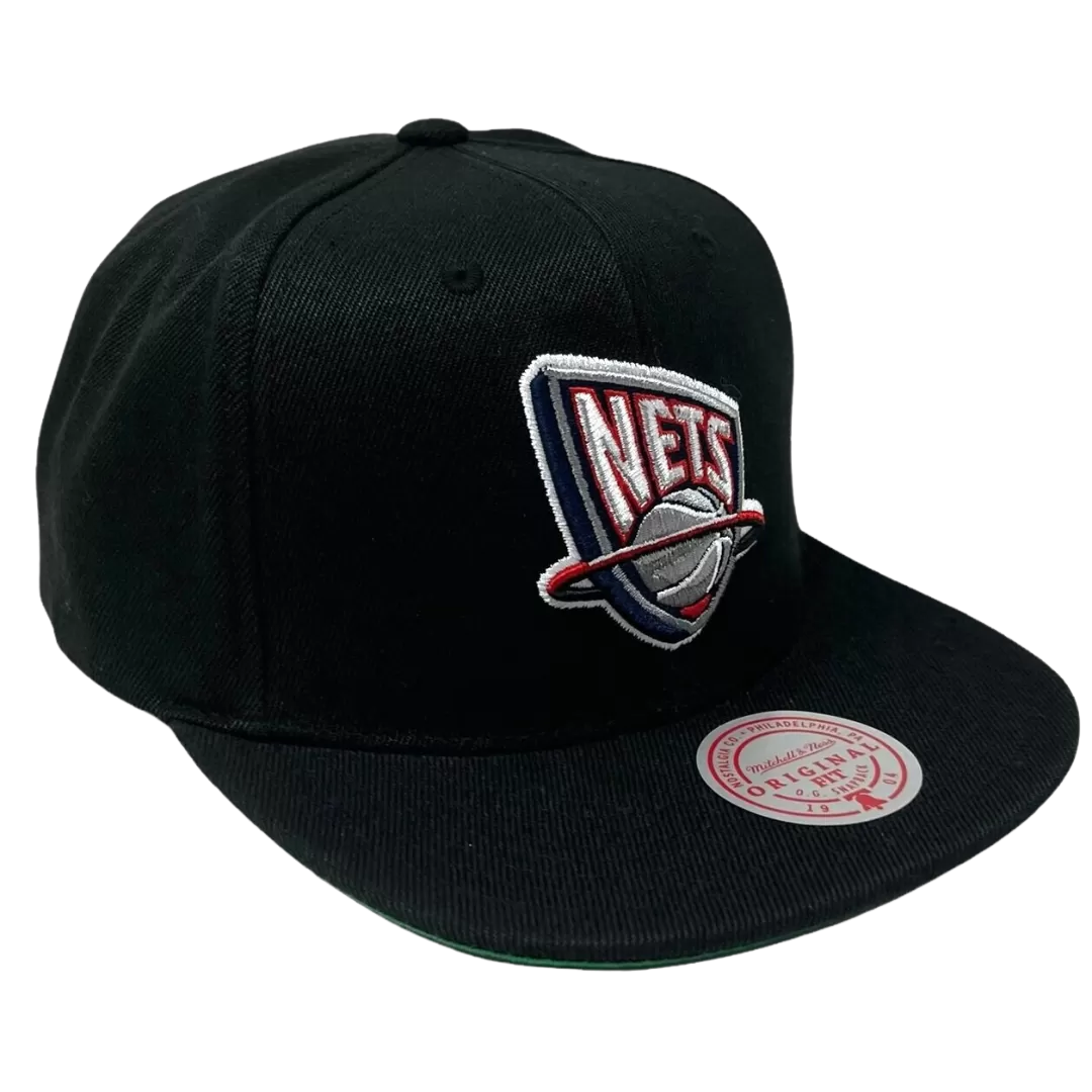 Mitchell & Ness New Jersey Nets Mitchell And Ness HWC Core Basic Snapback Hat 3 Mitchell & Ness New Jersey Nets Mitchell And Ness HWC Core Basic Snapback Hat