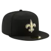 NEW ERA New Orleans Saints Black 59FIFTY Fitted Hat -Fashion Hat Shop 1080ProductPhotos 2023 06 23T161512.744