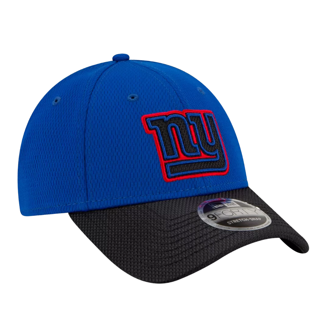 NEW ERA New York Giants 2021 Sideline Road 9FORTY Stretch-Snap Adjustable Hat 3 NEW ERA New York Giants 2021 Sideline Road 9FORTY Stretch-Snap Adjustable Hat