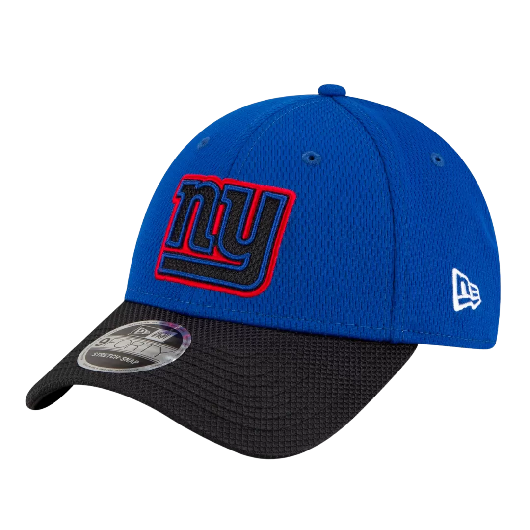 NEW ERA New York Giants 2021 Sideline Road 9FORTY Stretch-Snap Adjustable Hat 4 NEW ERA New York Giants 2021 Sideline Road 9FORTY Stretch-Snap Adjustable Hat - Image 2