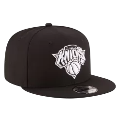 NEW ERA New York Knicks Black 9FIFTY Snapback Hat