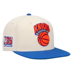Mitchell & Ness New York Knicks Mitchell And Ness 35th Anniversary Side Patch Snapback Hat