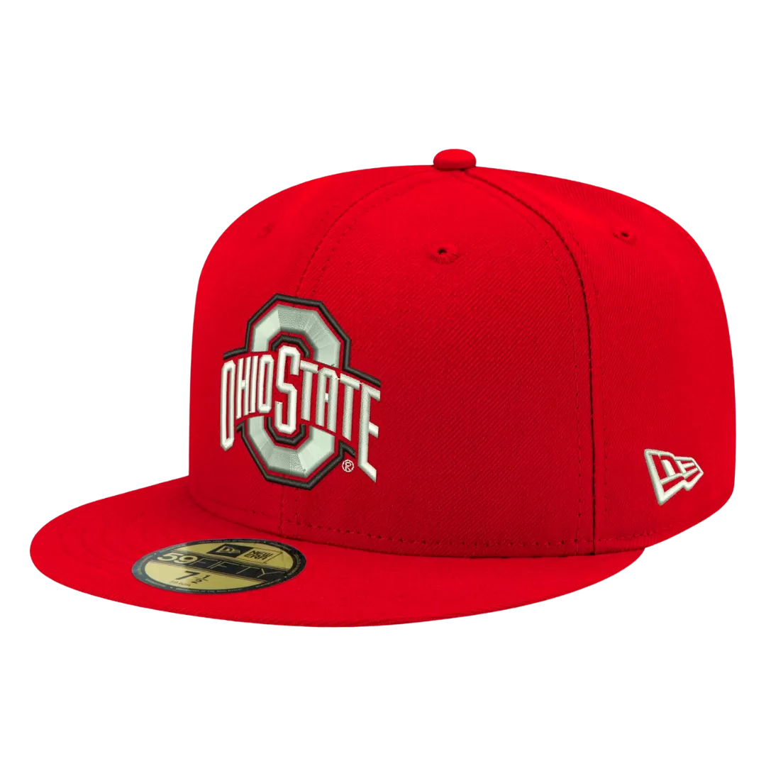 NEW ERA Ohio State Buckeyes Tide 59FIFTY Fitted Hat 4 NEW ERA Ohio State Buckeyes Tide 59FIFTY Fitted Hat - Image 2