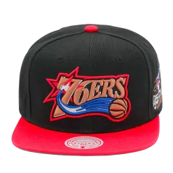 Mitchell & Ness Philadelphia 76ers Mitchell And Ness 2002 All Star Side Patch Snapback Hat