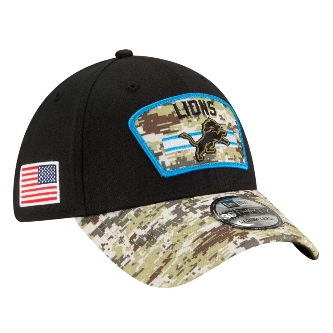 NEW ERA Detroit Lions 2021 Salute To Service 39THIRTY Flex Hat 3 NEW ERA Detroit Lions 2021 Salute To Service 39THIRTY Flex Hat