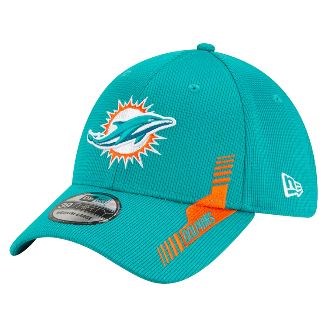 NEW ERA Miami Dolphins 2021 Sideline Home 39THIRTY Flex Hat 4 NEW ERA Miami Dolphins 2021 Sideline Home 39THIRTY Flex Hat - Image 2