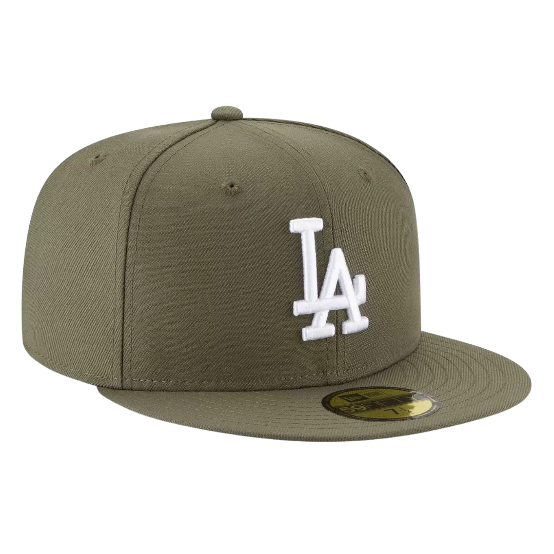 NEW ERA Los Angeles Dodgers Olive Green 59FIFTY Fitted Hat 3 NEW ERA Los Angeles Dodgers Olive Green 59FIFTY Fitted Hat