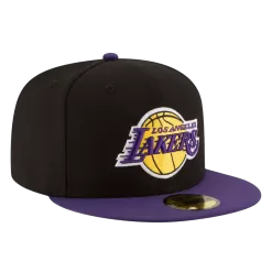 NEW ERA Los Angeles Lakers Black Two Tone 59FIFTY Fitted Hat