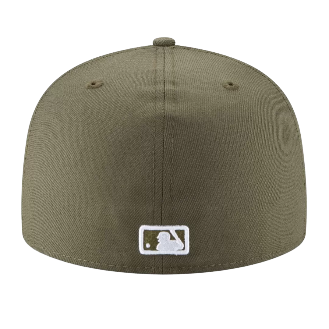 NEW ERA Los Angeles Dodgers Olive Green 59FIFTY Fitted Hat 5 NEW ERA Los Angeles Dodgers Olive Green 59FIFTY Fitted Hat - Image 3