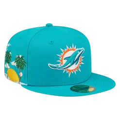 NEW ERA Miami Dolphins Cloud Icon 59FIFTY Fitted Hat