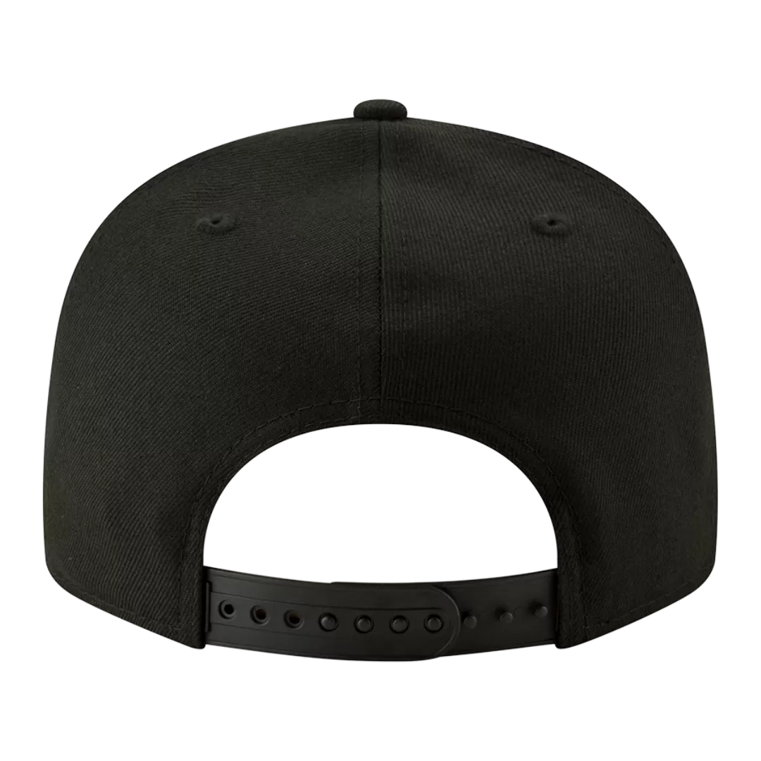 NEW ERA Las Vegas Raiders Black On Black 9FIFTY Snapback Hat 5 NEW ERA Las Vegas Raiders Black On Black 9FIFTY Snapback Hat - Image 3