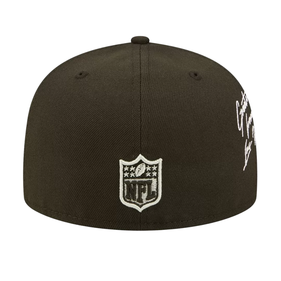 NEW ERA Las Vegas Raiders Cloud Icon 59FIFTY Fitted Hat 5 NEW ERA Las Vegas Raiders Cloud Icon 59FIFTY Fitted Hat - Image 3