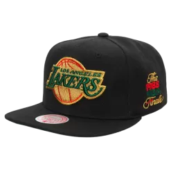 Mitchell & Ness Los Angeles Lakers Mitchell And Ness BHM Logo Snapback Hat