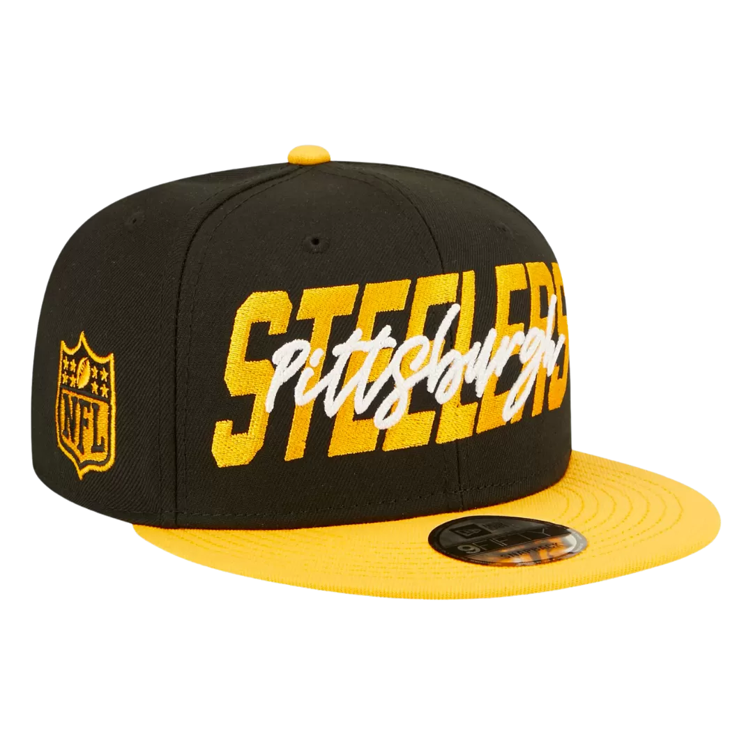 NEW ERA Pittsburgh Steelers 2022 Draft 9FIFTY Snapback Hat 3 NEW ERA Pittsburgh Steelers 2022 Draft 9FIFTY Snapback Hat