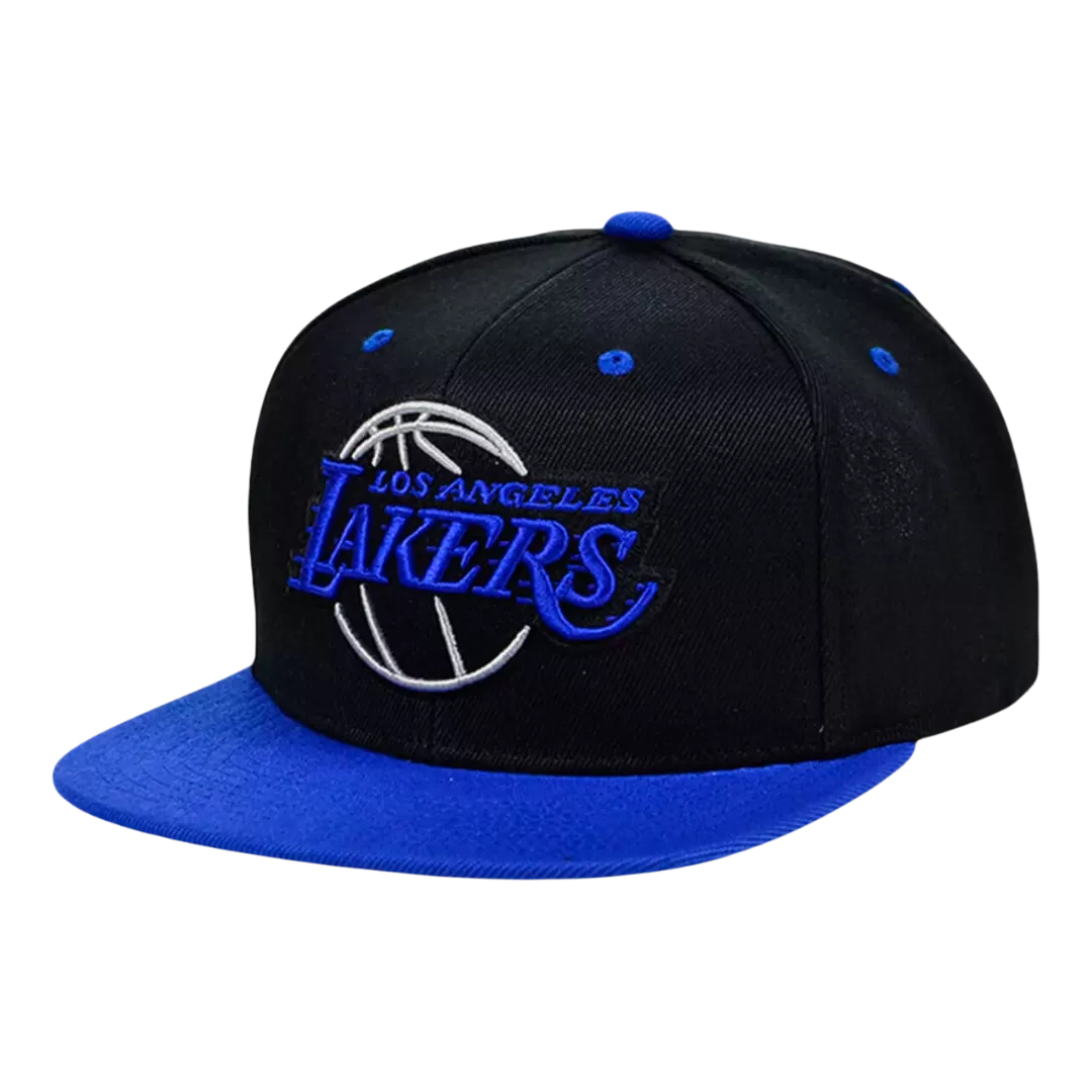 Mitchell & Ness Los Angeles Lakers Mitchell And Ness Black Royalty Snapback Hat 4 Mitchell & Ness Los Angeles Lakers Mitchell And Ness Black Royalty Snapback Hat - Image 2
